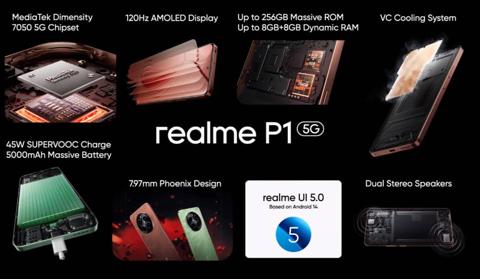 ريلمي تطلق هاتف Realme P1 و P1 Pro بمواصفات